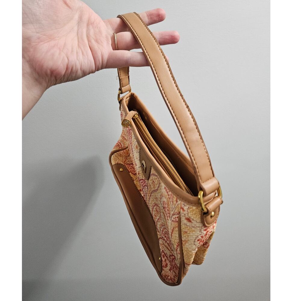 ❤️ Vintage Etienne Aigner Paisley Tapestry Shoulder Bag Late 90s / Early 2000s - Picture 3 of 14
